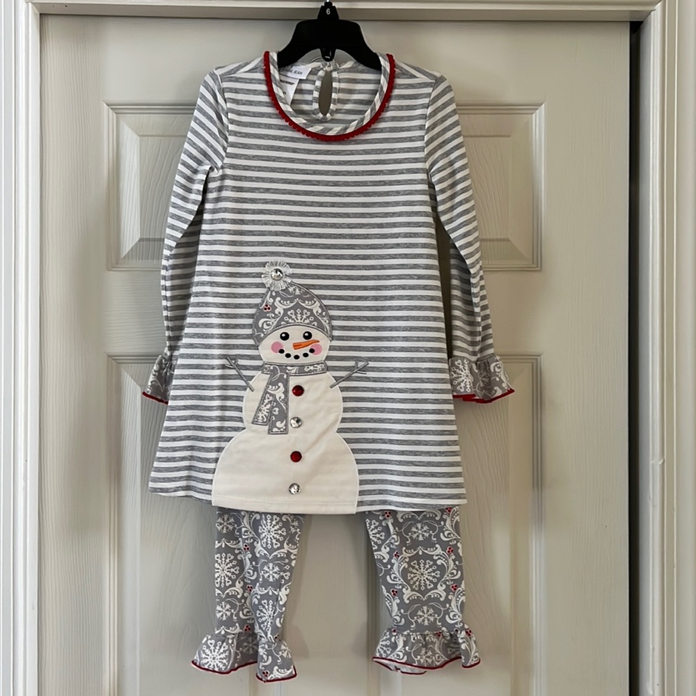 Bonnie Jean Snowman Holiday Set